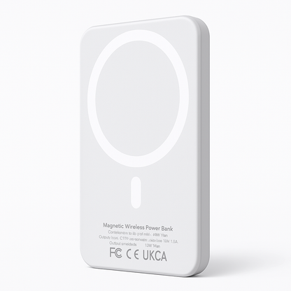 Powerbank Magnético Blanco – Carga Rápida y Sin Cables