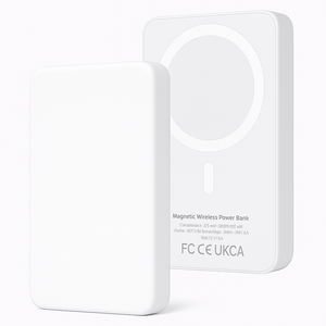 Powerbank Magnético Blanco – Carga Rápida y Sin Cables