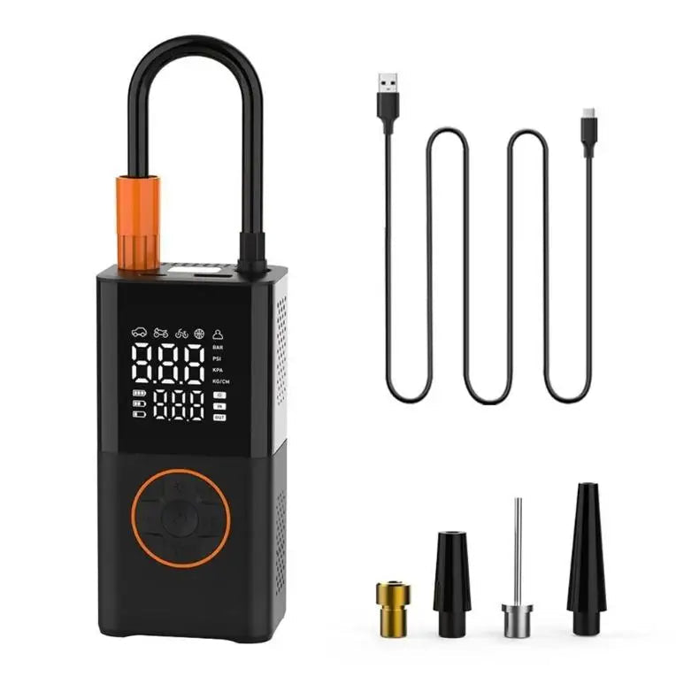 Mini Compresor Portátil 150 PSI – Infla en Segundos, Sin Esfuerzo y Donde Quieras