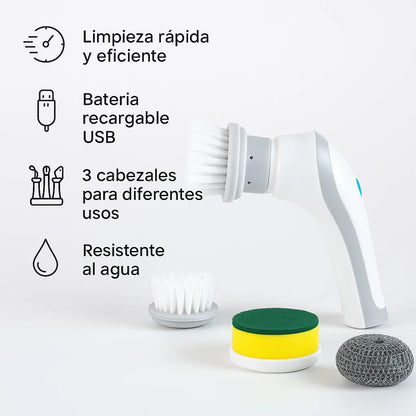 MultiClean Pro – Cepillo Eléctrico 3 en 1